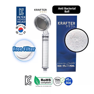 ฝักบัวอาบน้ำเกาหลีของแท้ รุ่น Krafter Onsenrain Signature Certified Quality 2.0 Purewater + รับประกันสินค้า 1 ปี