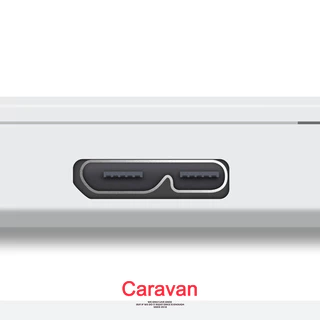 Caravan Crew สาย ฮาร์ดดิส แบบภายนอก USB 3.0 Type A to Micro B Cable External Hard Drive Disk HDD