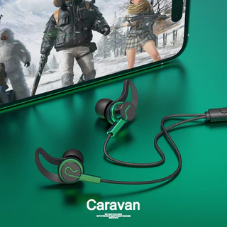 Caravan Crew Earphone หูฟัง เกมมิ่ง หูฟังเบสหนัก 3.5MM