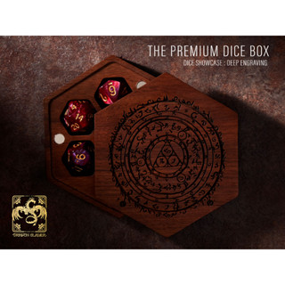 The Magic Spell Dice Box | Premium DnD Dice Box | D&amp;D Dice Box | Dice Vault | Dice Storage Tray for MTG RPG Gaming