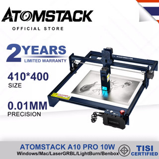  ATOMSTACK A10 PRO 10W  เครื่องแกะสลัก เครื่องแกะสลักเลเซอร์  สามารถสลักพลาสติก ไม้  สแตนเลส Laser Engraver