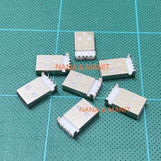 USB-A USB2.0 ตัวผู้ ขางอ เเพ็คละ 10 ตัว พร้อมส่งจากไทย🇹🇭