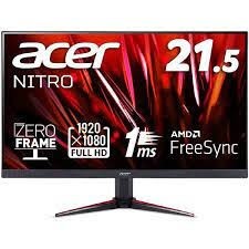 ( VG220QBBMIIX ) MONITOR (จอมอนิเตอร์) ACER NITRO VG220QBBMIIX - 21.5" VA FHD 75Hz FREESYNC มีลำโพงในตัวประกันศูนย์ 3ปี