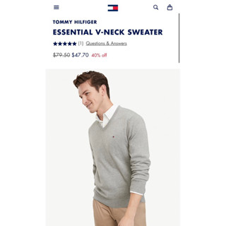 TOMMY HILFIGER SWEATER V-NECK