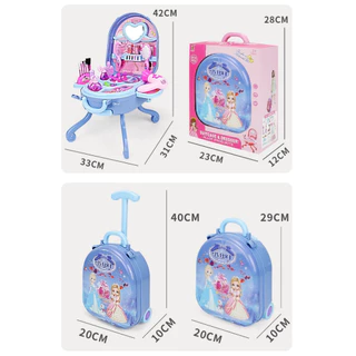 ของเล่นเด็ก ชุดกระเป๋าเครื่องสำอาง กระเป๋าล้อลาก1เชตมี36ชิ้น กระเป๋าคุณหมอน่ารัก สำหรับเด็ก