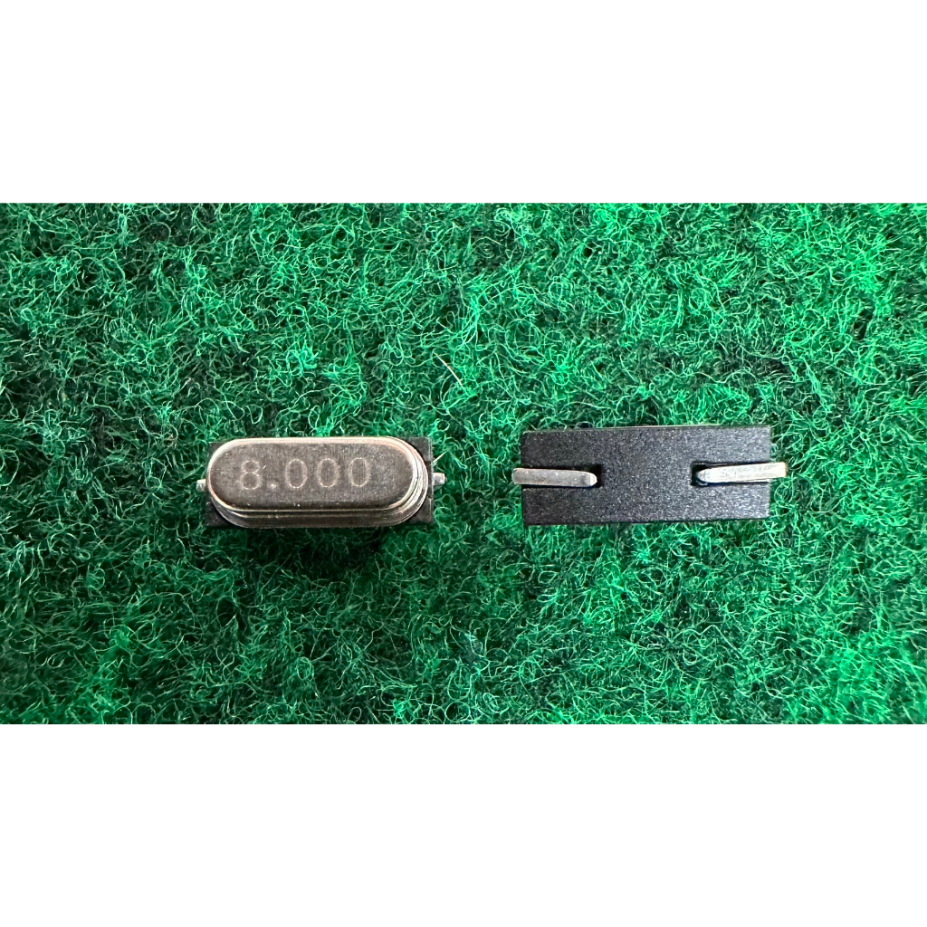 crystal oscillator 2-Pin 4Mhz , 6Mhz , 8Mhz , 11.0562 Mhz , 12Mhz , 22.1184Mhz , 24Mhz , 25Mhz , 48M , JWT16Mhz   2 PCS