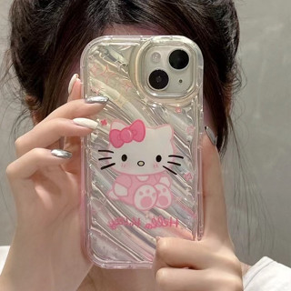 🎁ส่งของขวัญ🎁เคสไอโฟน 11 13 12 Pro Max Hello Kitty เคส for ไอโฟน14 pro max soft case Iphone