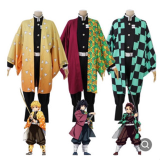 ชุดดาบพิฆาตอสูร เด็ก-คนโต ของแถมครบ DemonSlayer ชาย