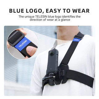 TELESIN (GP-UCS-001) New Vest Chest Strap for Action Cameras.