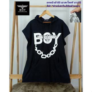 boy london เสื้อแขนสั้นมีหมวก เท่มาก  สวมใส่สบาย สภาพเหมือนใหม่ ขนาดไซส์ดูภาพแรกค่ะ งานจริงสวยค่ะ