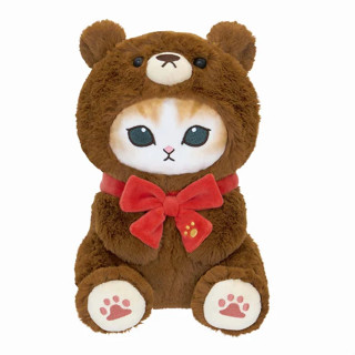 [Direct from Japan] mofusand Exhibition Cat Plush doll Teddy Bear Nyan Brown S Japan NEW