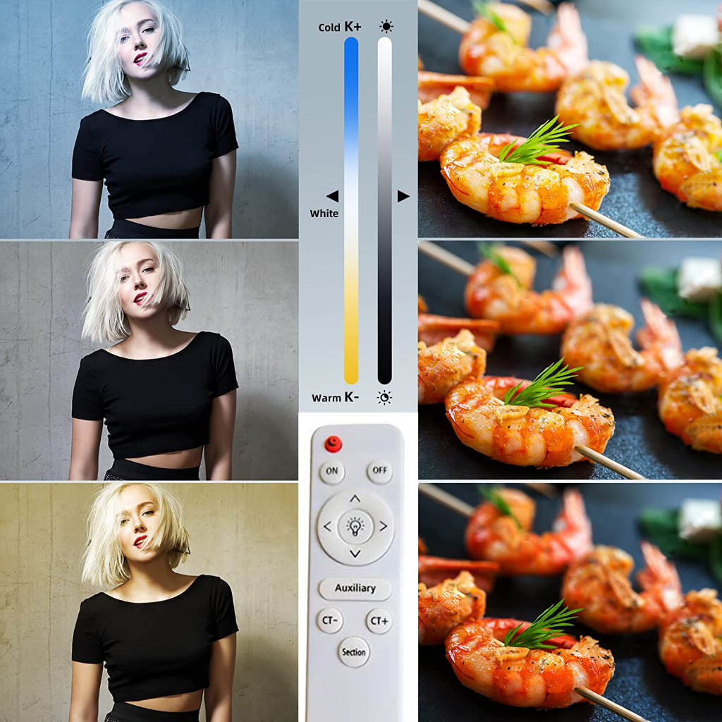 Photography Continuous Lighting Kit with Soft Box E27 LED Bulb Photo Studio Lights for Camera Shooting Live Stream Video - รูปที่ 2