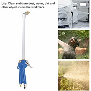 Air Duster Blow Gun with 100mm Fixed Nozzle Air Blow Gun with 400mm Fixed Nozzle Air Compressor Accessories Dust Clean