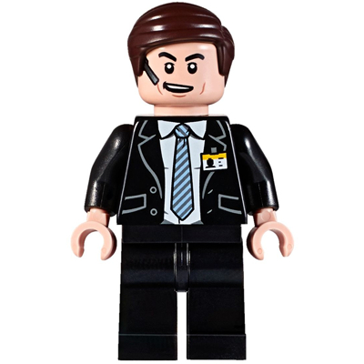 Lego part Minifigure : sh369 Agent Coulson (2017)