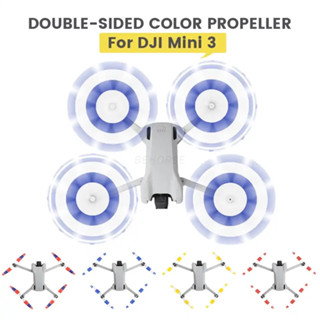 Sunnylife For DJI Mini 3 ใบพัด 8ชิ้น Double Sided Colored Propellers 6030F Lightweight Low Noise Accessories for Mini 3