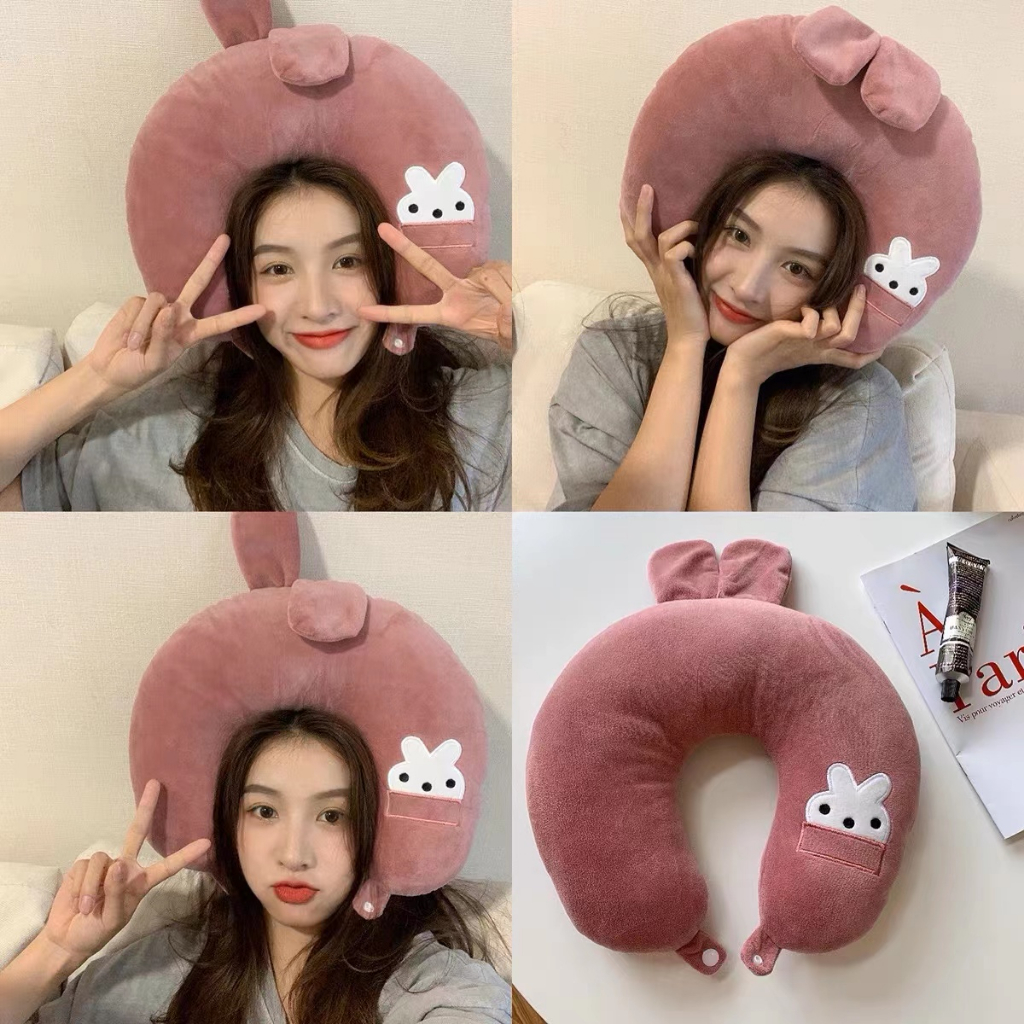 หมอนรองคอคุณภาพสูง ลายการ์ตูน new carton neck pillow