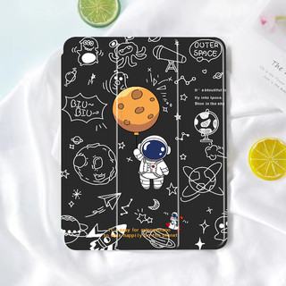 astronaut เคสไอแพด tpu ซิลิโคน ขอบนุ่ม gen6/7/8/9/10 โปร10 5นิ้ว แอร์1/2/3/4/5 เจน10 2 air10 9 9 7 2019/21 ipad case9911