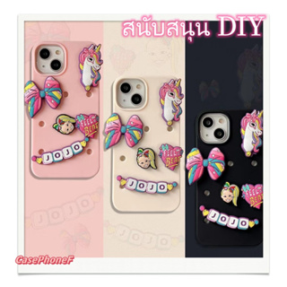 ✨ส่งของขวัญ✨เคส for iPhone 11 14 Pro Max Case for iPhone 12 13 ป้องกันการตก การป้องกัน สนับสนุน DIY สาวน่ารักหัวใจ