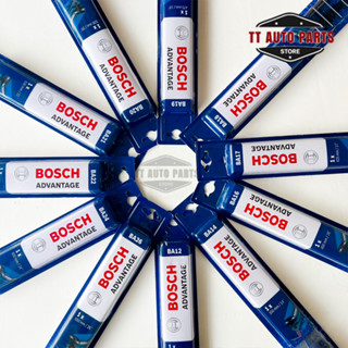 ใบปัดน้ำฝน BOSCH แท้ รุ่น Advantage ขนาด 12-26 นิ้ว ติดตั้งง่าย ปัดสะอาด มาตฐานเยอรมัน(เดี่ยว+คู่)