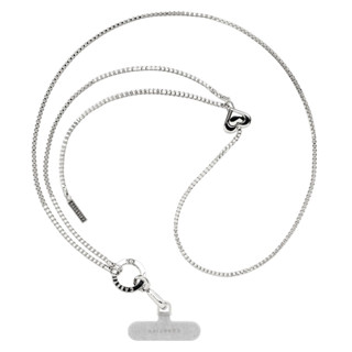 [ พร้อมส่ง ] Casetify Metal Heart Cross-body Strap - Glossy Silver
