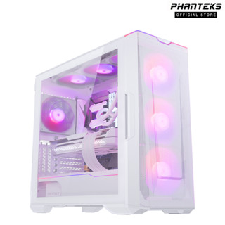 PHANTEKS ECLIPSE G500A MID TOWER,DRGB MATT WHITE,140MM x 3FAN ,TEMPERED GLASS