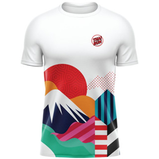 [ THRUNSEP1 ลด60บาท ]  Thairun(ไทยรัน) เสื้อออกกำลังกายสำหรับการวิ่ง Japan Running