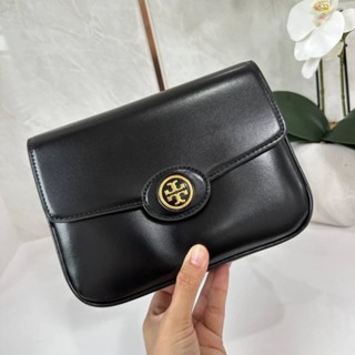 (สีดำ) TORY BURCH ROBINSON SPAZZOLATO 005