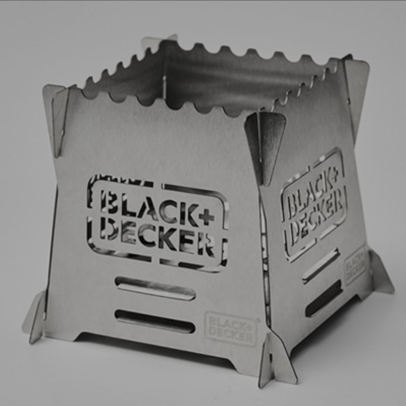 เตาแค้มปิ้งพกพา ถอดเก็บได้ ประกอบง่าย Black + Decker