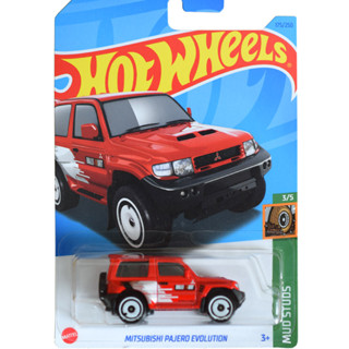 [พร้อมส่ง] รถเหล็ก HOTWHEELS ของแท้ Mitsubishi Pajero Evolution (Red) (HW2023_#175)