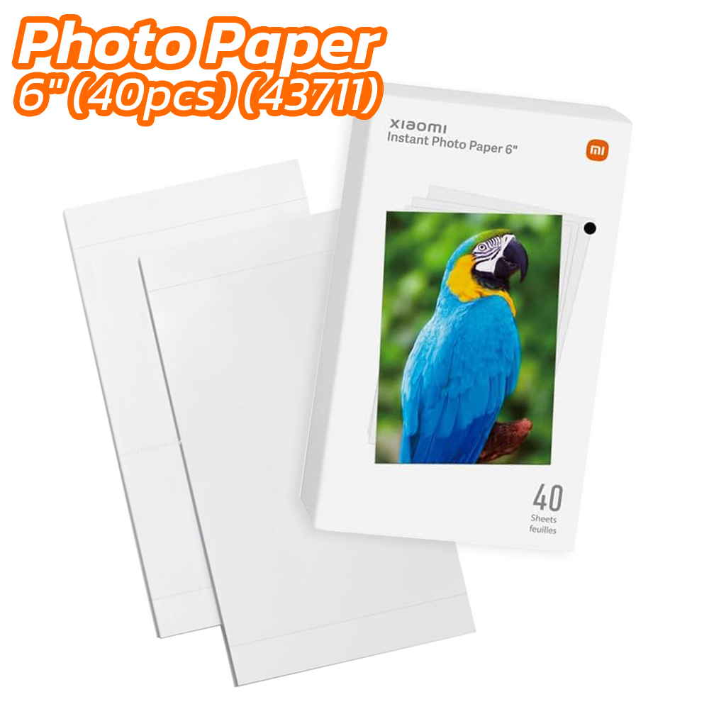 Xiaomi Mi Photo Paper (40pcs) for Xiaomi Instant Photo 1S Printer ฟิล์มกระดาษ ของแท้ [มีให้เลือก 2 ขนาด]