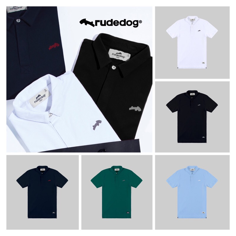 Rudedog Fishbone polo โปโล ผ้ายืด ผ้านุ่ม ของแท้ ของใหม่ มือ1