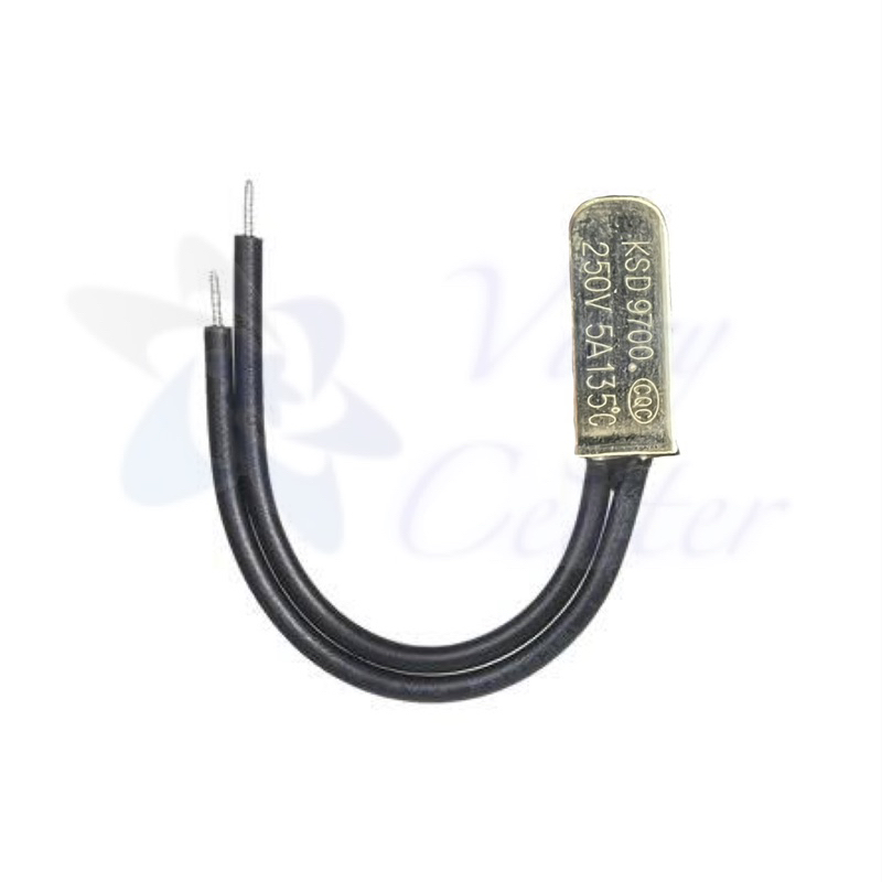 (1ตัว)เทอโมสตัทควบคุมอุณหภูมิแบบ NC รุ่น KSD9700 เหล็ก 5A 250V