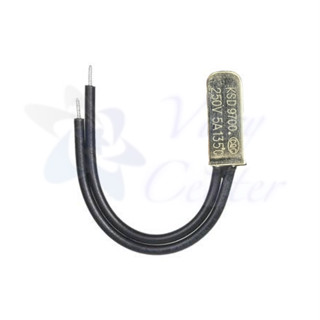(1ตัว)เทอโมสตัทควบคุมอุณหภูมิ KSD9700 เหล็ก 5A 250V