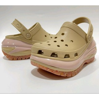 10 กันยา ลด 15% ใส่ 15DD910 รองเท้าแตะผู้หญิง Crocs Mega Crush Clog ส้นสูง สุดสวย งานดี M3=M7