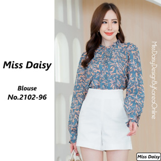 Miss Daisy เสื้อแขนยาวผ้าพิมพ์ลาย No.2102 ผ้า Polyester 100%