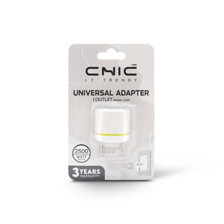 CHIC UNIVERSAL ADAPTER 1 OUTLET MODEL : US01