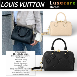 ถูกที่สุด ของแท้ 100%/หลุยส์ วิตตองLouis Vuitton Speedy Bandoulière 20 Women/Shoulder Bag สุภาพสตรี/กระเป๋าสะพาย