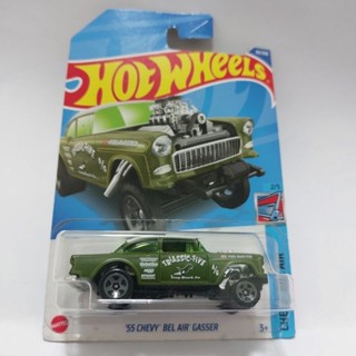 รถเหล็ก Hotwheels 55 CHEVY BEL AIR GASSER (ib19)