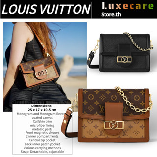 หลุยส์ วิตตอง👜Louis Vuitton DAUPHINE Women/Shoulder Bag กระเป๋าหลุยส์วิตตอง/กระเป๋าสะพายข้าง/กระเป๋าใต้วงแขน