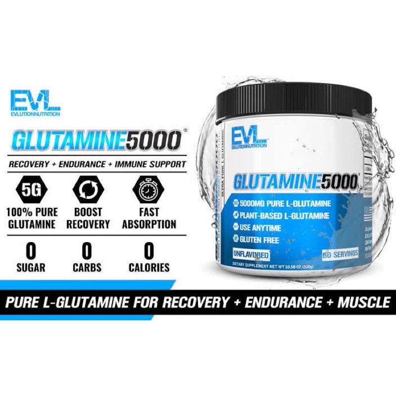 Evlution Nutrition GLUTAMINE5000(60servings)