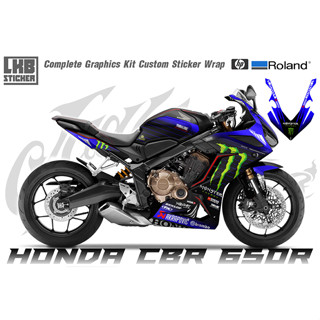 สติ๊กเกอร์แต่งลายรถ Honda CBR 650R ลาย Munster