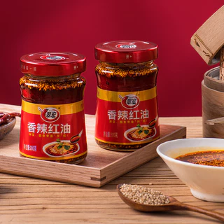 น้ำมันพริก พริกน้ำมัน ปรุงรส เผ็ดหอม สูตรต้นตำรับ CUIHONG 翠宏 香辣红油 750g