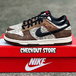 Nike Dunk Low PRM CO.JP “Brown Snakeskin” [แท้💯%]