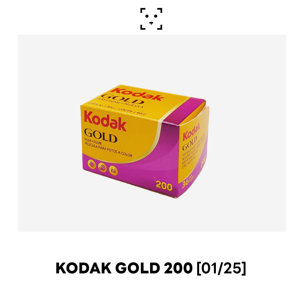 ฟิล์ม Kodak Gold 200 36 รูป หมดอายุ 01/25