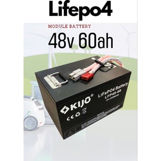 Kijo แบตเตอรี่​ 48V 60AH MODULE LiFePO4 แบตลิเธียม​ lithium battery โซล่าเซลล์​ รถไฟฟ้า​