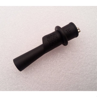 (BLACK) instrument digital multimeter pen plug can be inserted into the table alligator clip clip element