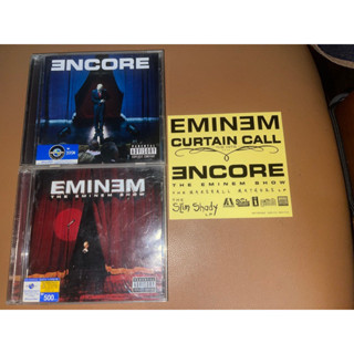 cd แท้!!! eminem encore + the eminem show 2ชุด 3แผ่น