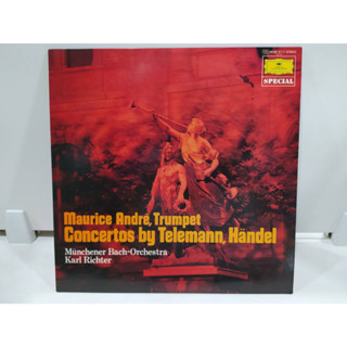 1LP Vinyl Records แผ่นเสียงไวนิล  Maurice André, Trumpet Concertos by Telemann, Händel   (J22C110)