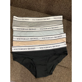 กางเกงใน วิคเตอเรีย ซีเครต Victoria’s Secret Panty Logo ของแท้ รุ่น Hiphugger / Cheeky size xs s m l ผ้านุ่มมาก