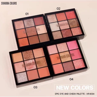 Sivanna HF4034 อายแชโดว์ สิวันนา สีสวย2ชั้นพกพาสะดวก